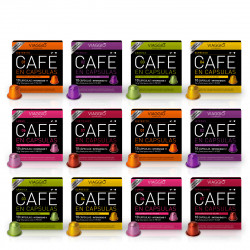 Seleccion Sin Decaffeinatto 120 Capsulas de Cafe compatibles con Nespresso