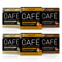Seleccion Saborizados 60 Capsulas compatibles con las cafeteras Nespresso