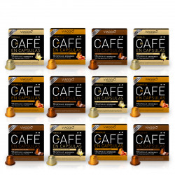 Seleccion Saborizados 120 Capsulas compatibles con las cafeteras Nespresso