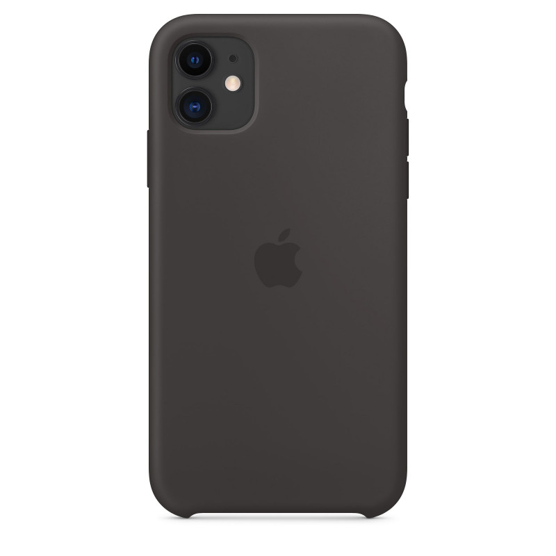 Funda Apple iPhone 11 Silicona Negro - Tienda Clic