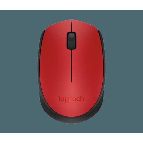 MOUSE WIRELESS LOGITECH M170 RED 004941